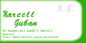 marcell guban business card